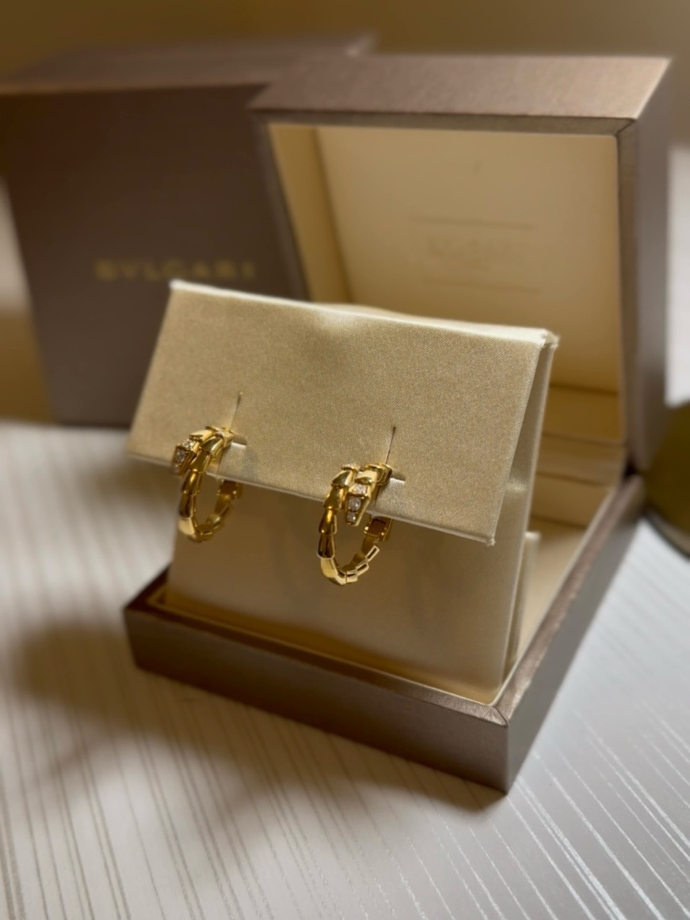 BVLGARI ✨ Serpenti Viper Earrings 🐍💎